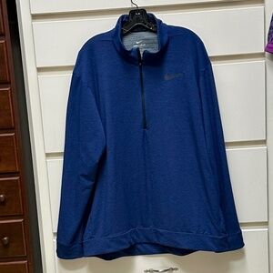 Nike Pullover Men's Blue 1/2 Zip Athletic Training Active XXL
